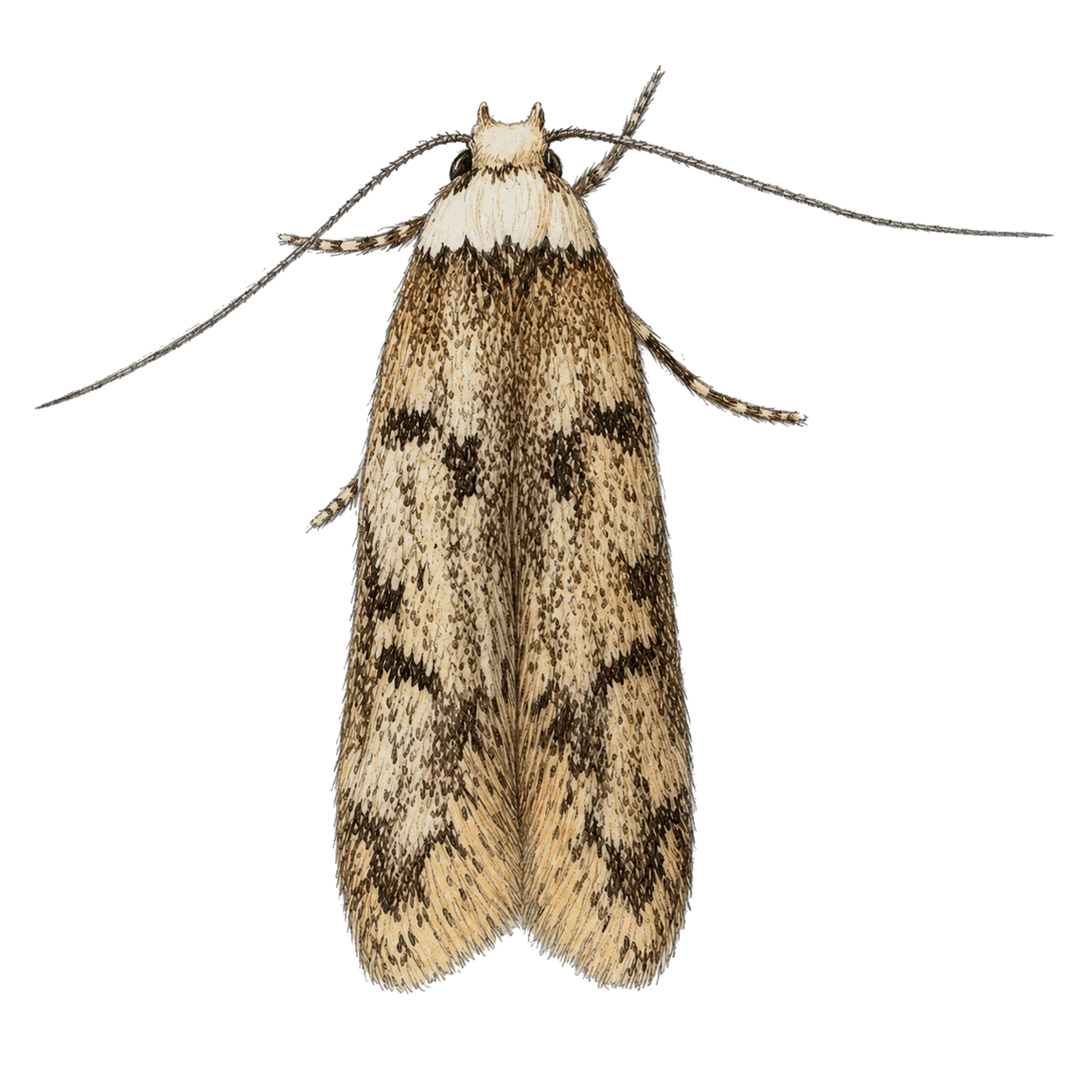 white shouldered house moth